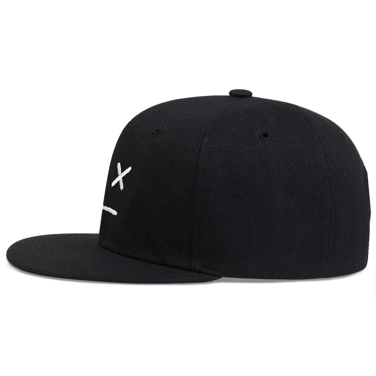 Unisex XX Smiley Face Embroidery Hip-hop Hats Spring Autumn Outdoor Adjustable Casual Baseball Caps Sunscreen Hat Sports Cap