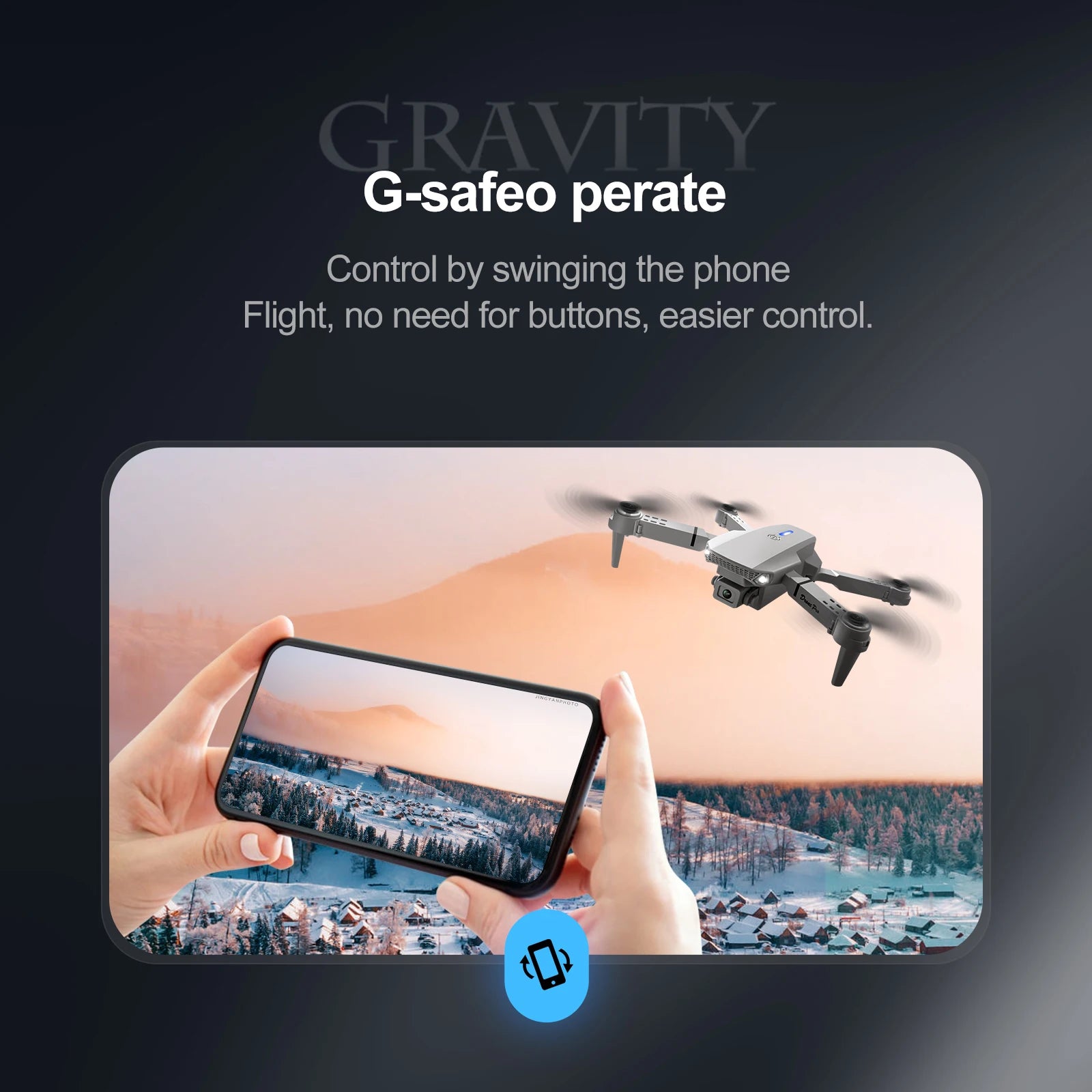 8K HD Dual Camera GPS Obstacle Avoidance 2026 E88 Plus Mini Foldable Drones Brushless Motor RC Quadcopter Toys Gifts For Xiaomi