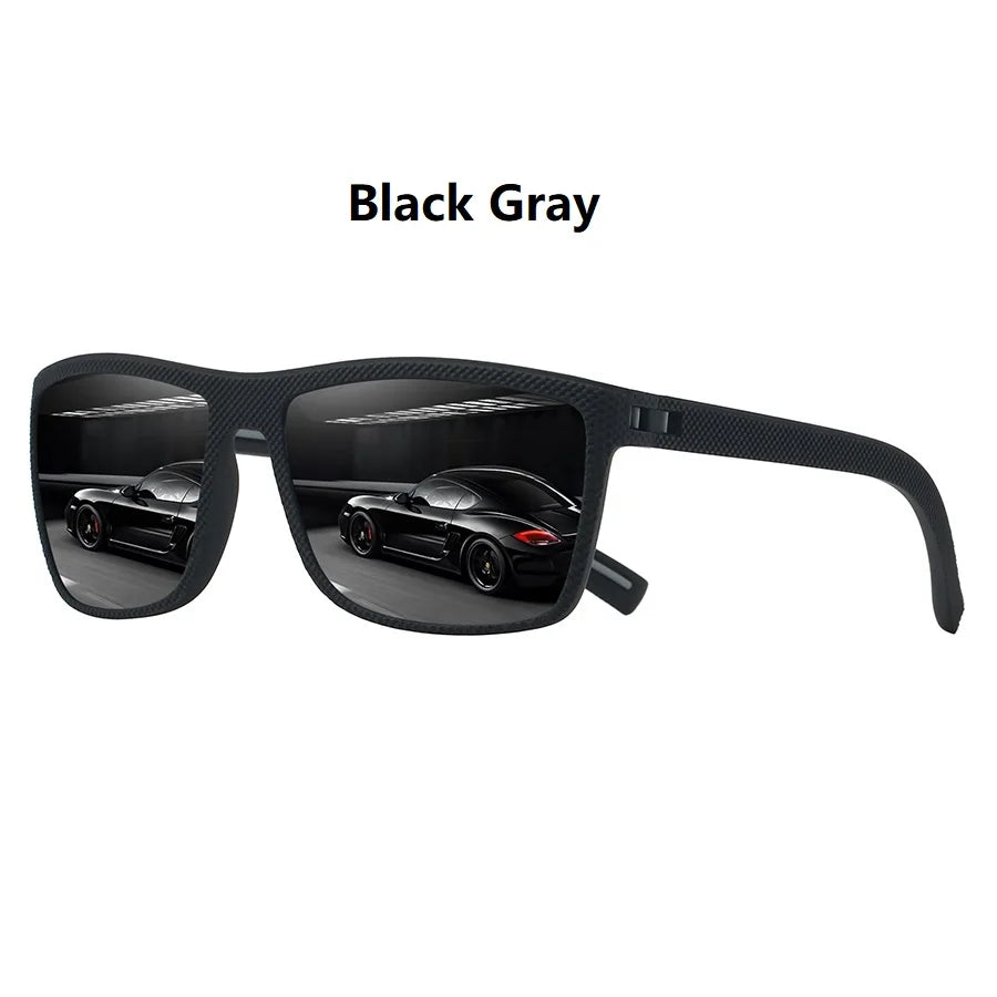 Fashion Vintage Check Pattern Square Sunglasses Men Women Fishing Driving Man Luxury Brand Designer Sun Glasses Eyewear