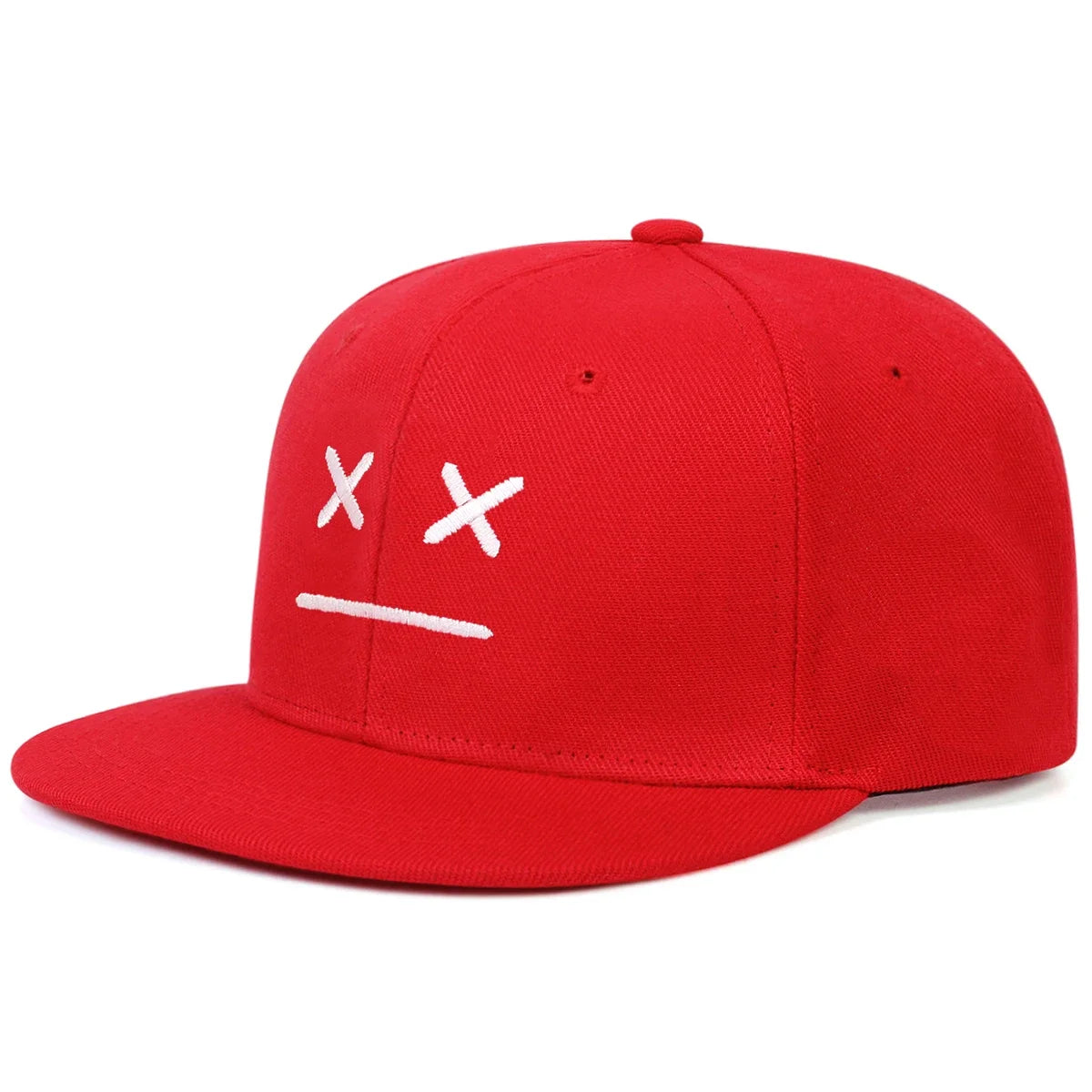 Unisex XX Smiley Face Embroidery Hip-hop Hats Spring Autumn Outdoor Adjustable Casual Baseball Caps Sunscreen Hat Sports Cap