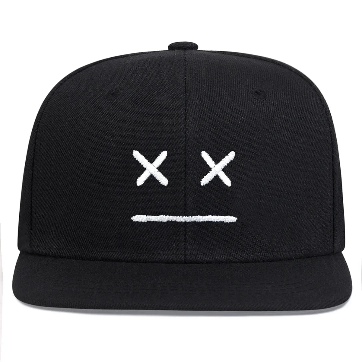 Unisex XX Smiley Face Embroidery Hip-hop Hats Spring Autumn Outdoor Adjustable Casual Baseball Caps Sunscreen Hat Sports Cap