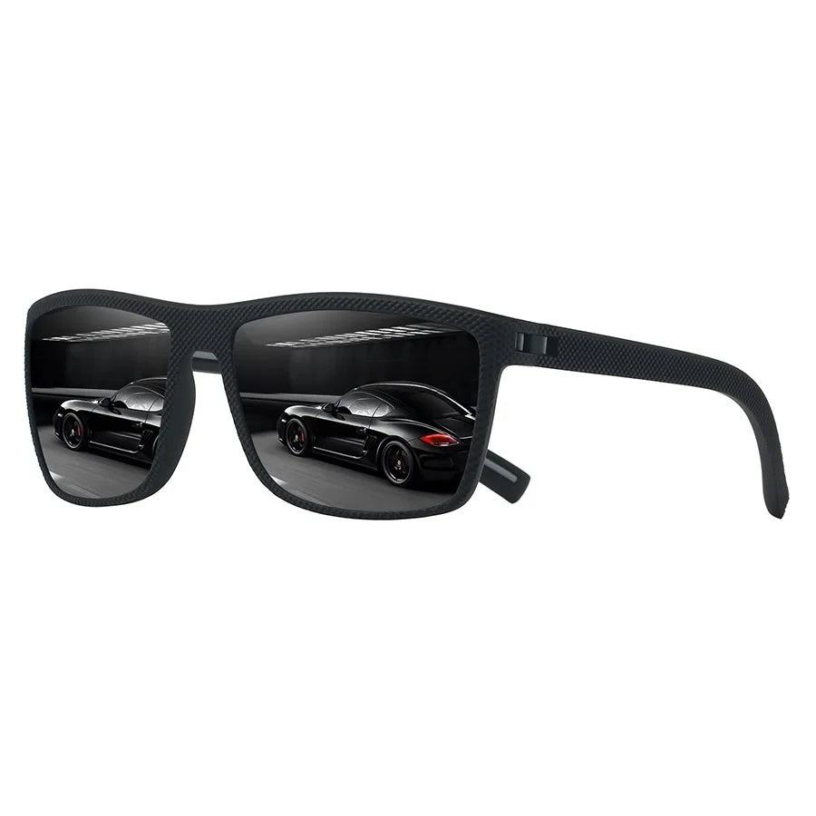 Fashion Vintage Check Pattern Square Sunglasses Men Women Fishing Driving Man Luxury Brand Designer Sun Glasses Eyewear