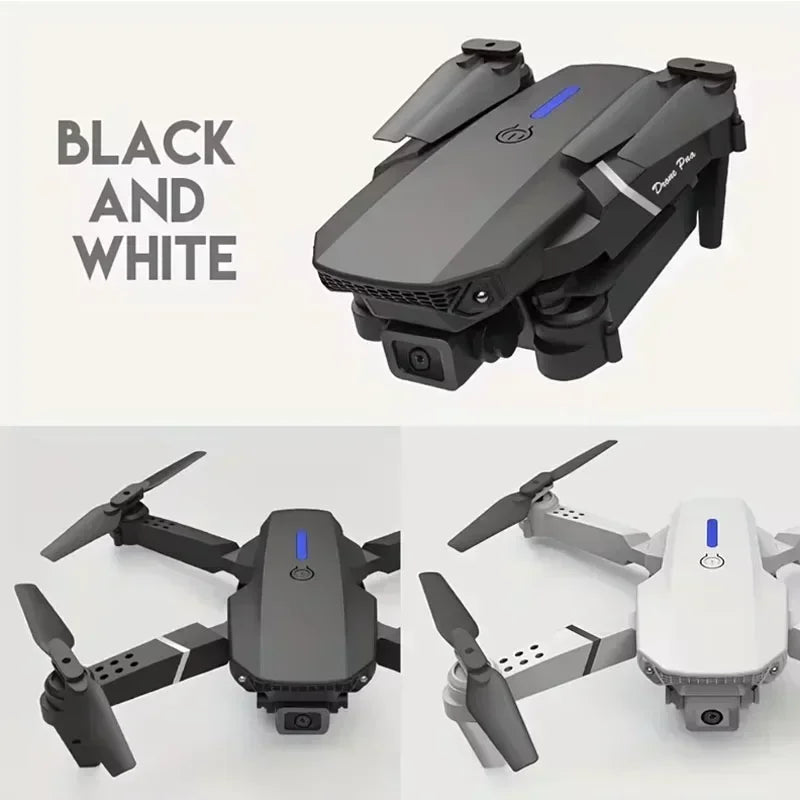 2026 New E88 Professional HD Dual Camera 4K RC Drone Wide Angle Camera Foldable Helicopter Quadcopter Aircraft Kid Gift Toys