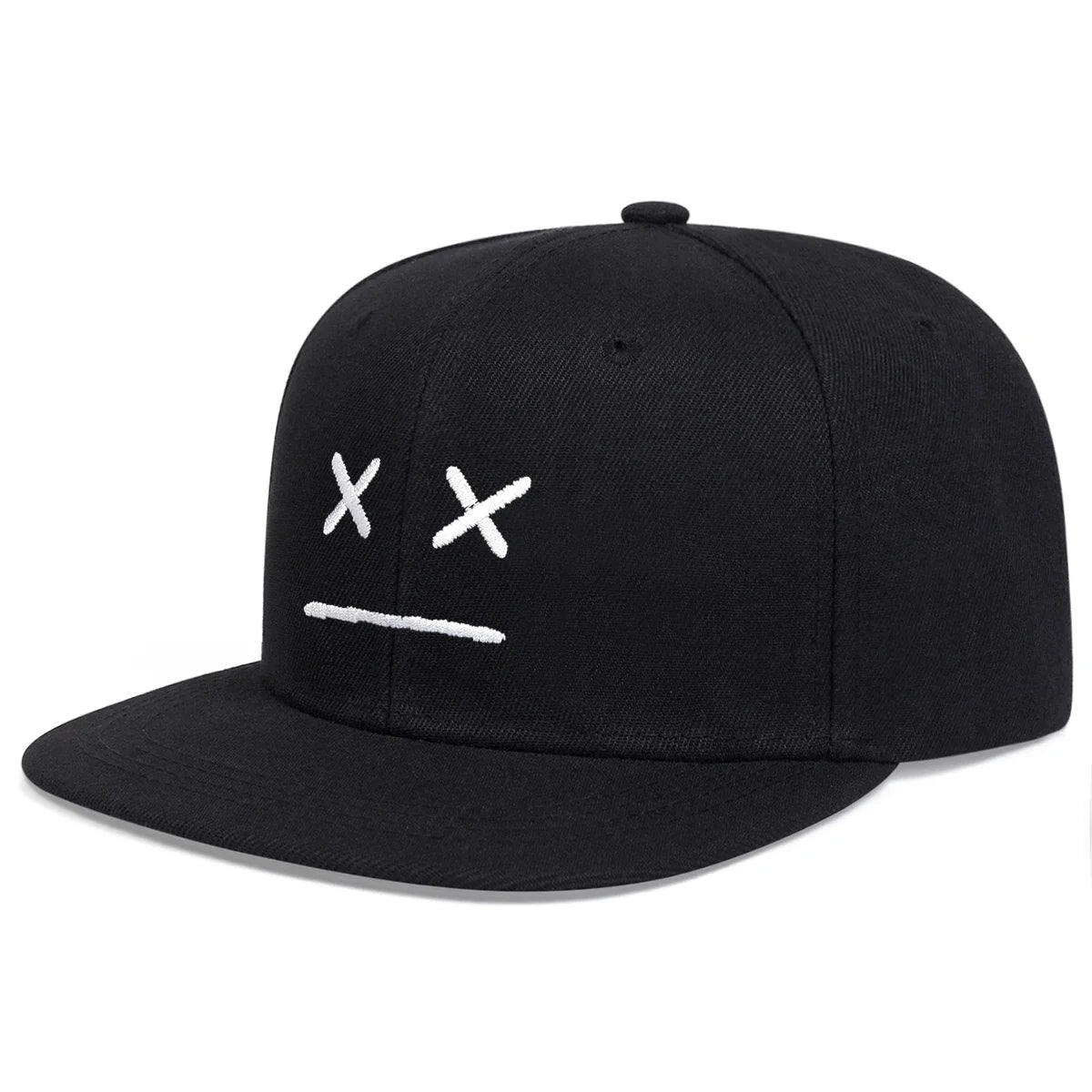 Unisex XX Smiley Face Embroidery Hip-hop Hats Spring Autumn Outdoor Adjustable Casual Baseball Caps Sunscreen Hat Sports Cap